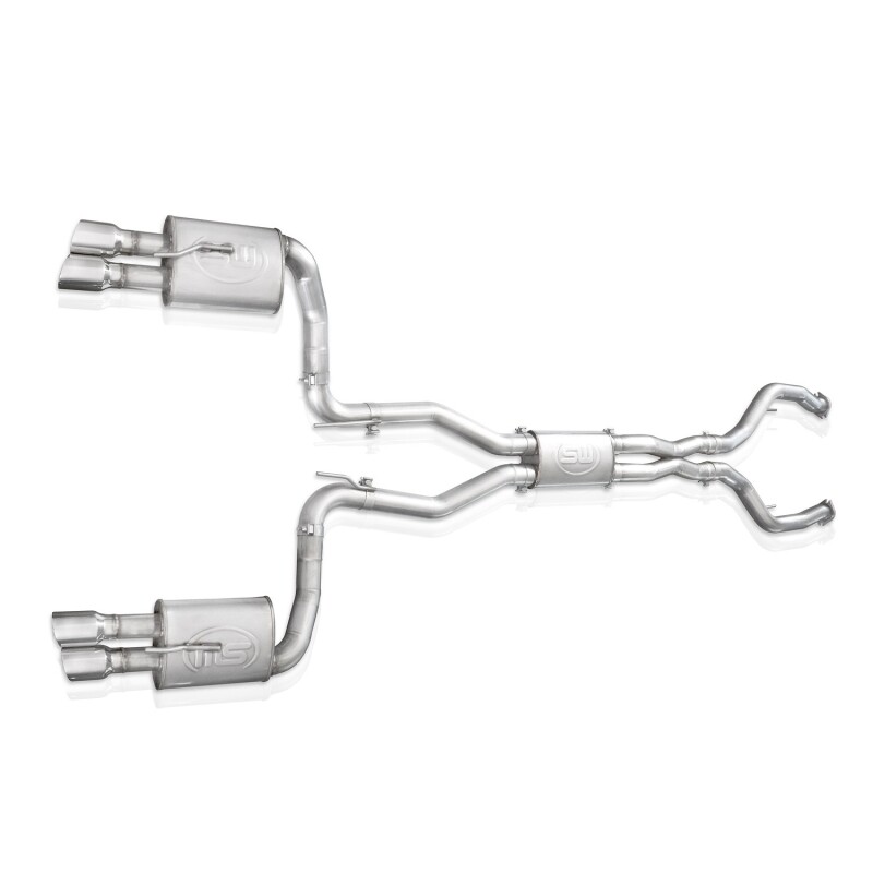Stainless Works 2008-09 Pontiac G8 GT 3in Catback System X-Pipe Turbo Chambered Muffler 3.5in Tips