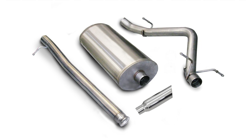 Corsa 2007-2008 Chevrolet Silverado Crew Cab/Short Bed 1500 5.3L V8 Polished Sport Cat-Back Exhaust thumbnail 2