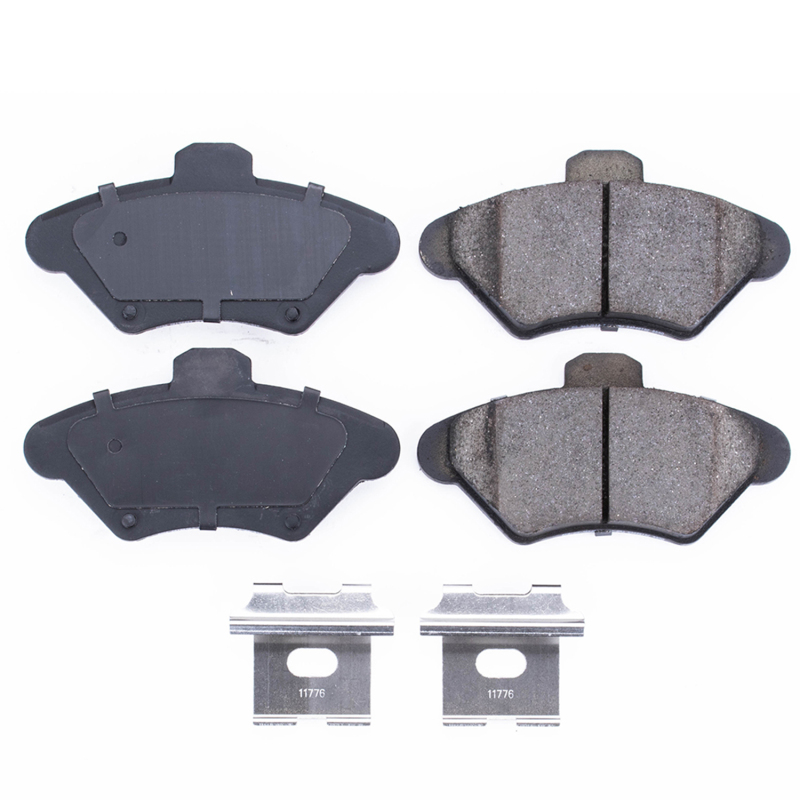 Power Stop 94-98 Ford Mustang Front Z17 Evolution Ceramic Brake Pads w/Hardware thumbnail 7