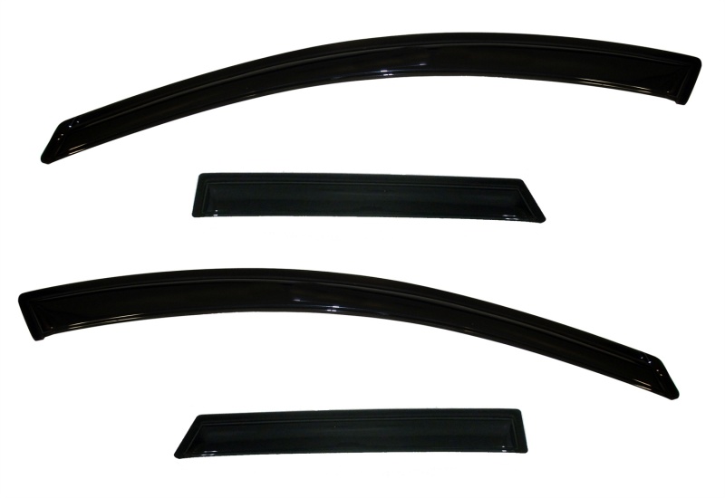 AVS 10-13 Mazda 3 (5 Door Sport) Ventvisor Outside Mount Window Deflectors 4pc - Smoke thumbnail 2