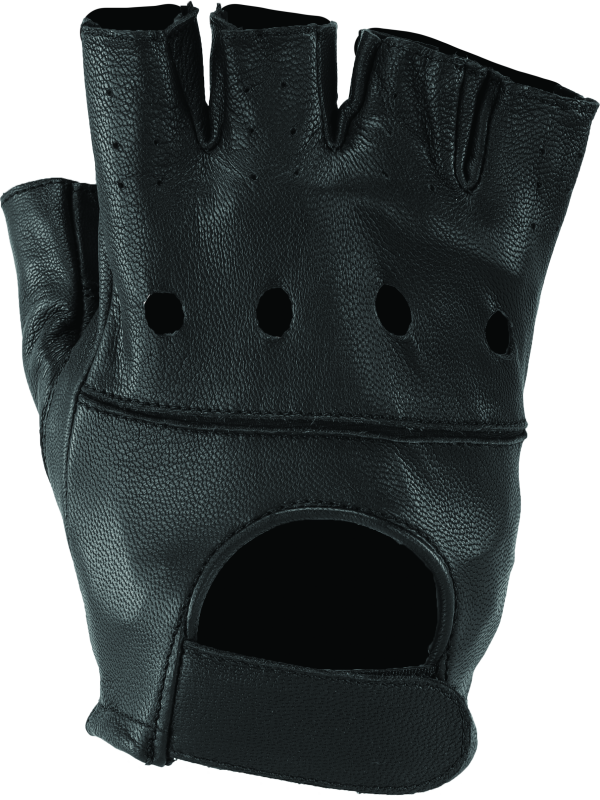 Kuryakyn Leather By River Road Hollister Shorty Gloves Black - 2XL thumbnail 2