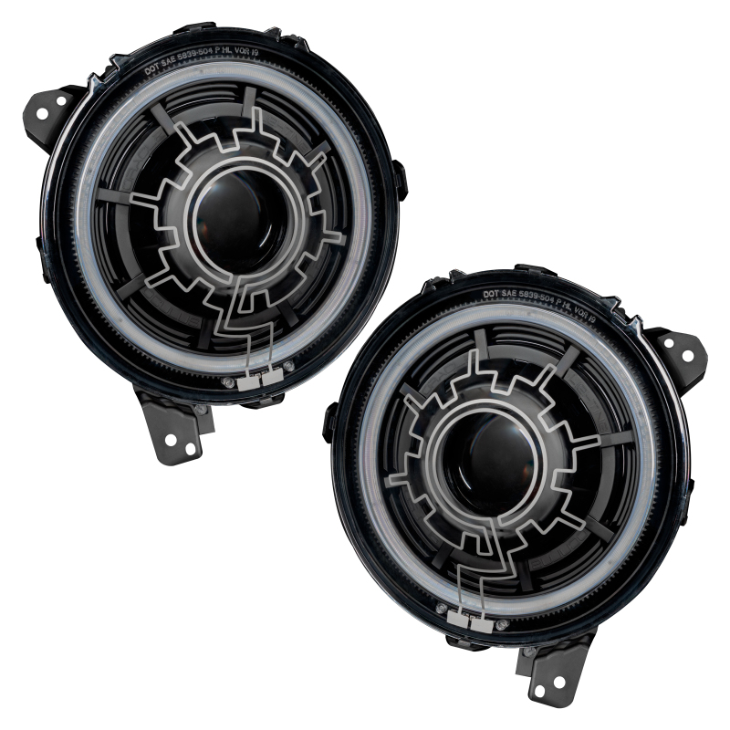 Oracle Lighting 18-22 Jeep Wrangler JL Oculus Bi-LED Projector Headlights thumbnail 5