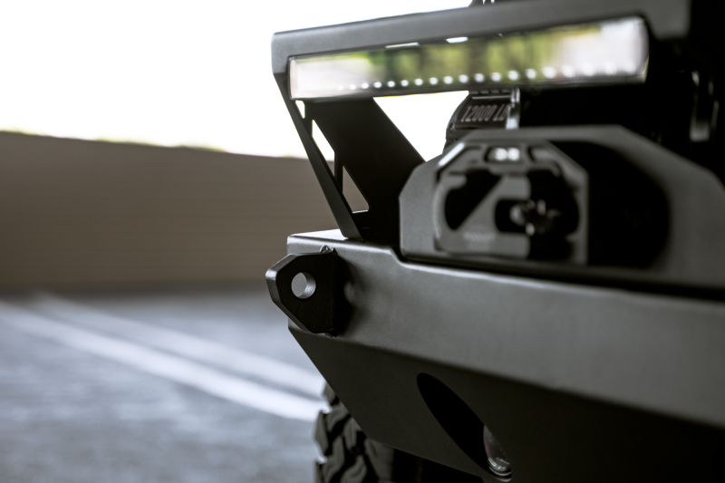 07-23 Jeep Wrangler/Gladiator JT/JK/JL FS-25 Stubby Front Bumper w/Plated Bull Bar - Image 11