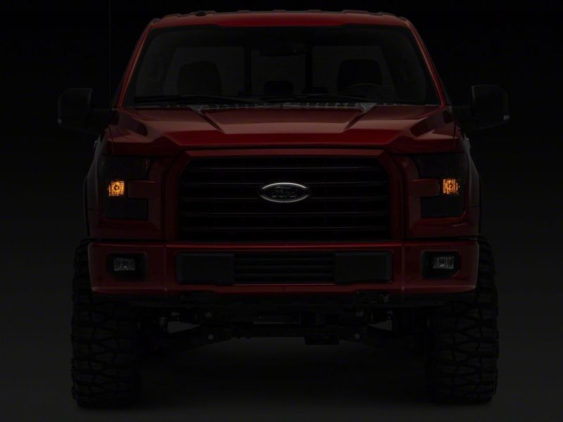 Raxiom 15-17 Ford F-150 Axial OEM Style Rep Headlights- Chrome Housing- Smoked Lens thumbnail 7