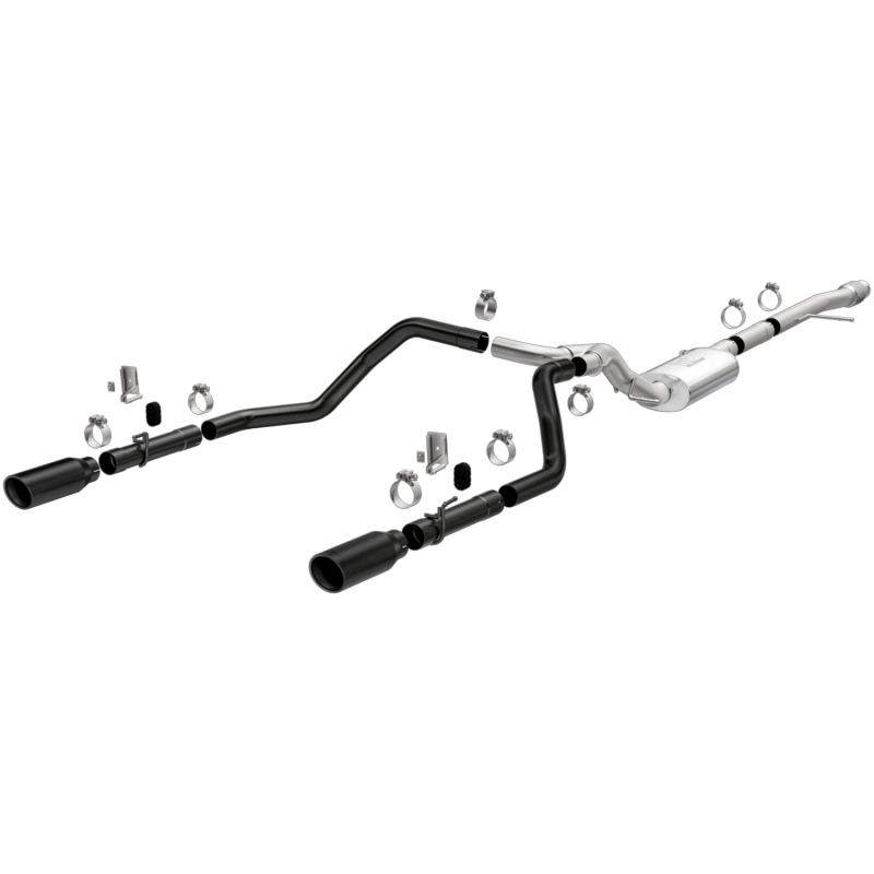 MagnaFlow 2019 Chevy Silverado 1500 V8 5.3L/V6 4.3L Street Series Dual Exit Exhaust w/ Black Tips thumbnail 3