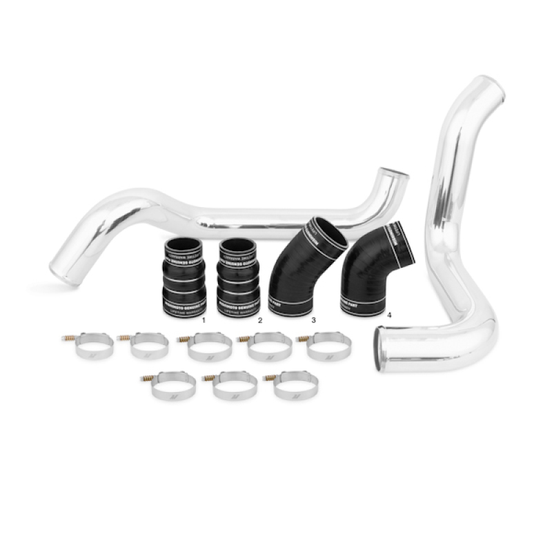Mishimoto MMINT-DMAX-02KSL Intercooler Kit, Silver/Polished, fits Chevrolet/GMC 6.6L Duramax 2002-2004.5