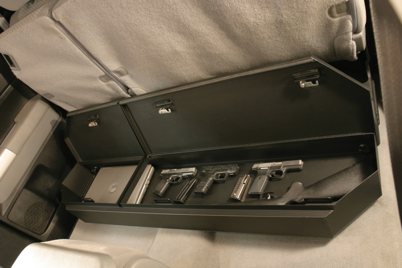 Tuffy 07-21 Toyota Tundra Double Cab Underseat Lockbox W/ Combo Lock thumbnail 9
