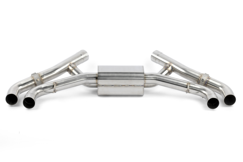 Dinan 20-26 BMW X5 M/X6 M (F95/F96) Valved Axleback Exhaust System - Black Tips thumbnail 8