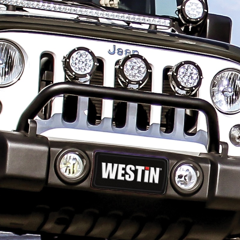 Westin/Snyper 07-17 Jeep Wrangler Snyper Bumper Mount Light Bar - Textured Black thumbnail 8