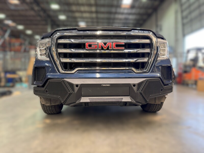 Go Rhino 22-26 GM Silverado/Sierra 1500 Element Frt Bumper w/ Fixed Lightbar Mount - Tex. Blk