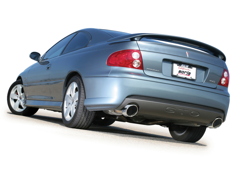 Borla 05-06 Pontiac GTO Coupe 2dr 6.0L 8cyl AT/MT 4spd/6spd RWD SS Catback Exhaust w/ inXin Pipe thumbnail 6