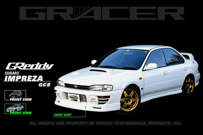 GReddy 98-01 Subaru Impreza 2.5 RS Hard Urethane Front Lip Spoiler ** Must ask/call to order** thumbnail 2