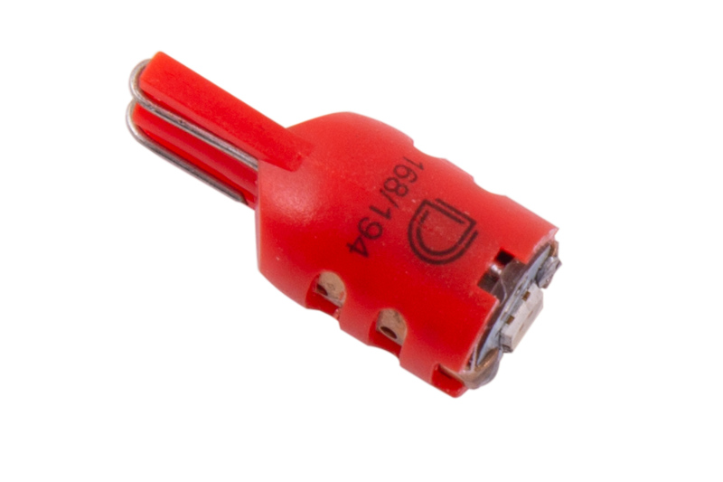 Diode Dynamics 194 LED Bulb HP5 LED - Red Short (Single) thumbnail 2