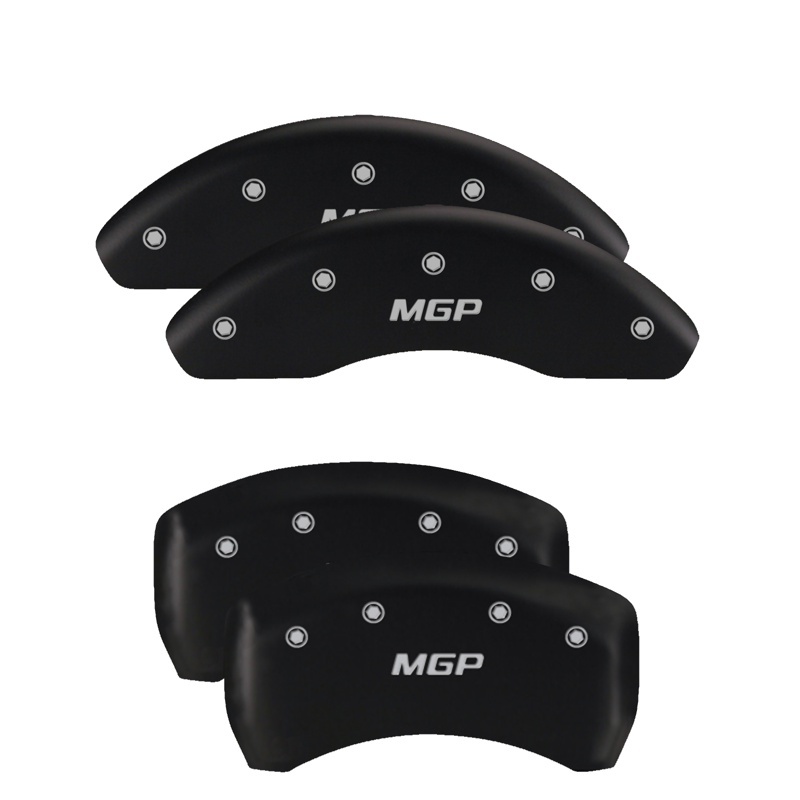 MGP 4 Caliper Covers Engraved Front & Rear MGP Black finish silver ch thumbnail 5