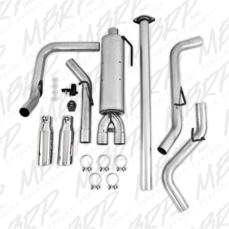 MBRP 05-13 Toyota Tacoma 4.0L EC/CC AL Dual Split Side Cat Back Exhaust thumbnail 5