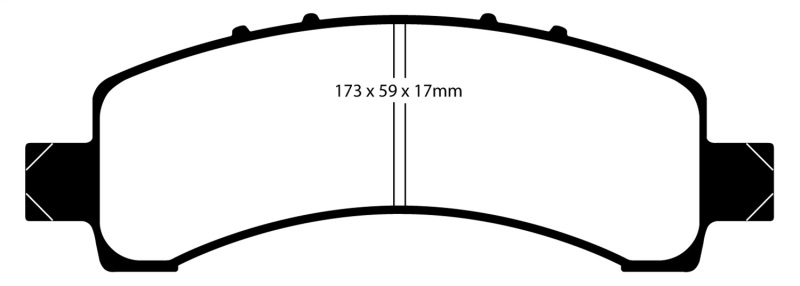EBC 02 Cadillac Escalade 5.3 (Akebono rear caliper) Greenstuff Rear Brake Pads