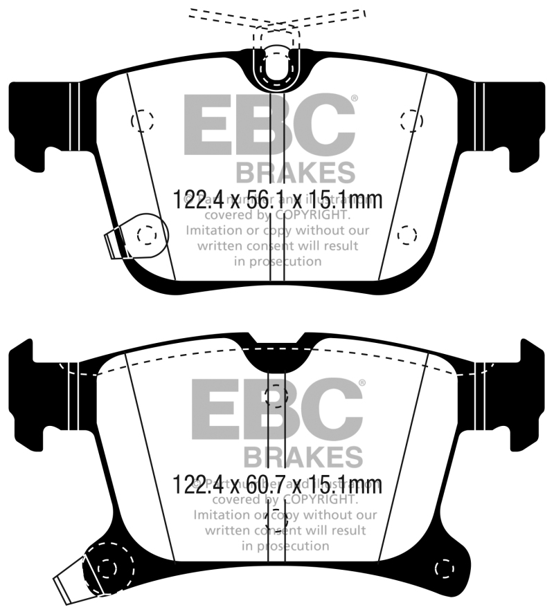 EBC S20 Brake Pad and Rotor Kit (1x ebcRK7750, 1x ebcUD1901, 1x ebcRK7601, 1x ebcUD1589) thumbnail 7