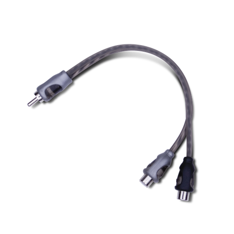 Rockford Fosgate Twisted Pair Y Adapter 1 Male to 2 Female