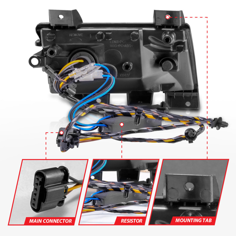 2018-2021 Jeep Wrangler LED Side Markers Chrome Housing Smoke Lens w/ Seq. Signal Sport Bulb - Image 12