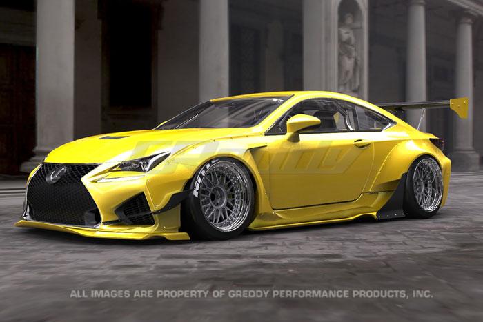GReddy 2015+ Lexus RC-F Rocket Bunny Full Wide-Body Aero Kit w/ GT Wing thumbnail 9