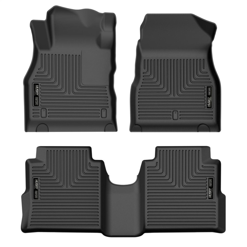 Husky Liners 18-22 Nissan Kicks Weatherbeater Black Front & 2nd Seat Floor Liners thumbnail 2