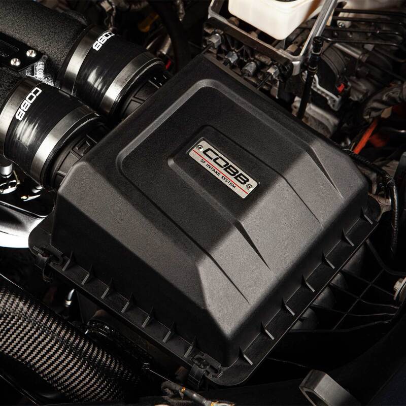 Cobb 21-22 Ford F-150 Raptor Stage 2 Power Package w/FMIC (w/ HCT Intake) - Blk (1x cobb7F2500-BK, 1x cobb800200, 1x cobbAP3-FOR-010, 1x cobb7F2150) thumbnail 4