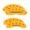MGP 4 Caliper Covers Engraved Front & Rear With out stripes/Journey Yellow finish black ch thumbnail 8