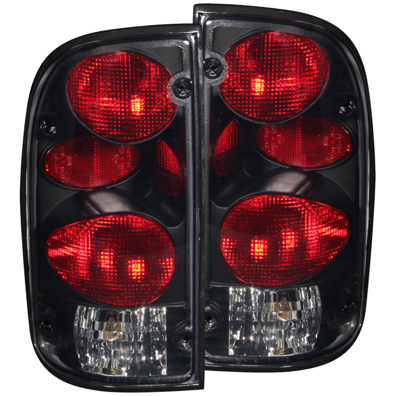 ANZO 1995-2000 Toyota Tacoma Taillights Dark Smoke G2 thumbnail 4