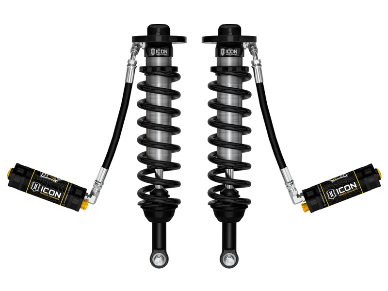 ICON 2021+ Ford F150 2WD 0-3in Lift Front V.S. 2.5 Series Coilovers Extended Travel RR w/ CDCV -Pair