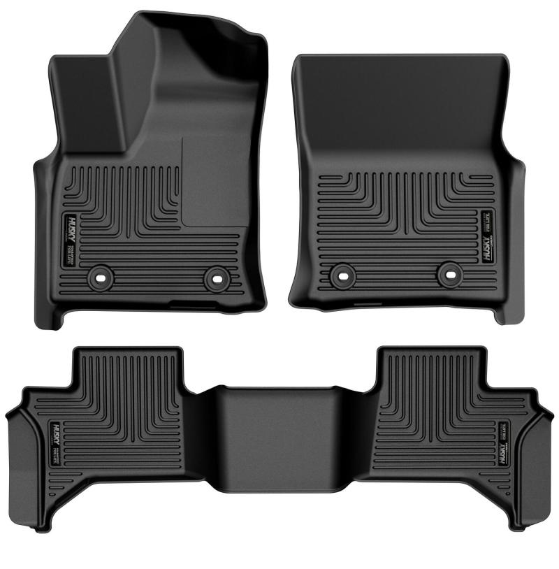 Husky Liners 22-23 Lexus LX600 Weatherbeater Front & Second Seat Floor Liners - Black thumbnail 2