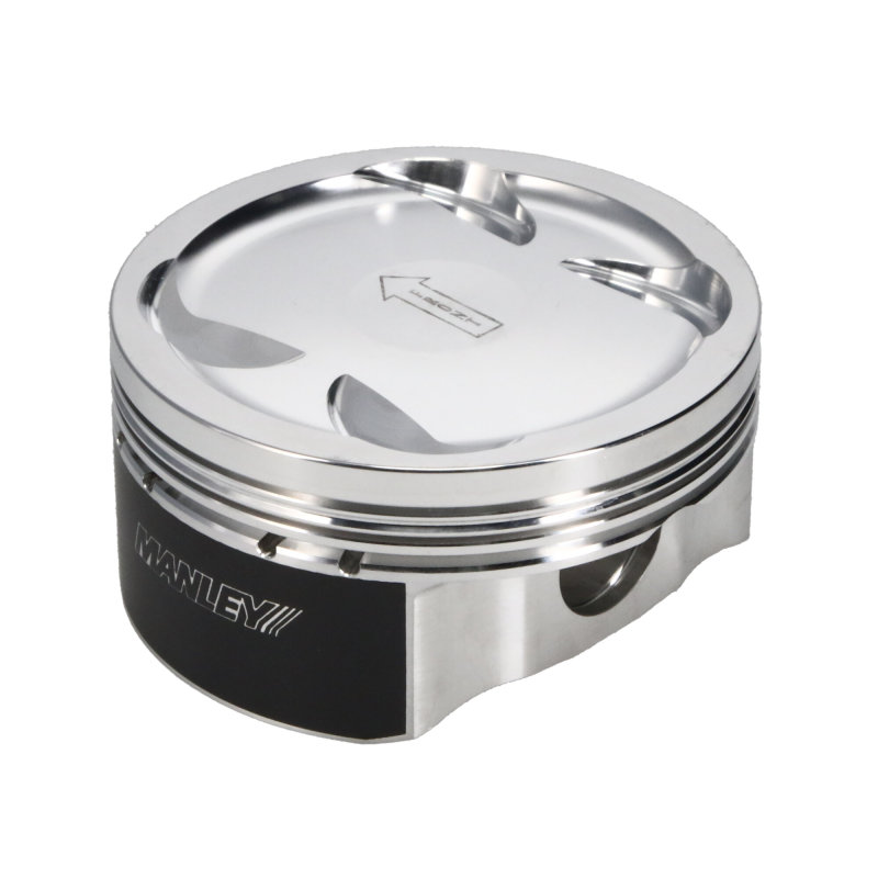 Manley 04+ Subaru WRX STi (EJ257) 83mm Stroker 99.5mm STD Bore 9.8:1 Dish Piston Set with Rings thumbnail 9
