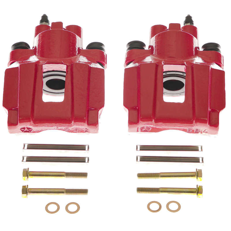 Power Stop 04-08 Chrysler Pacifica Rear Red Calipers - Pair thumbnail 2