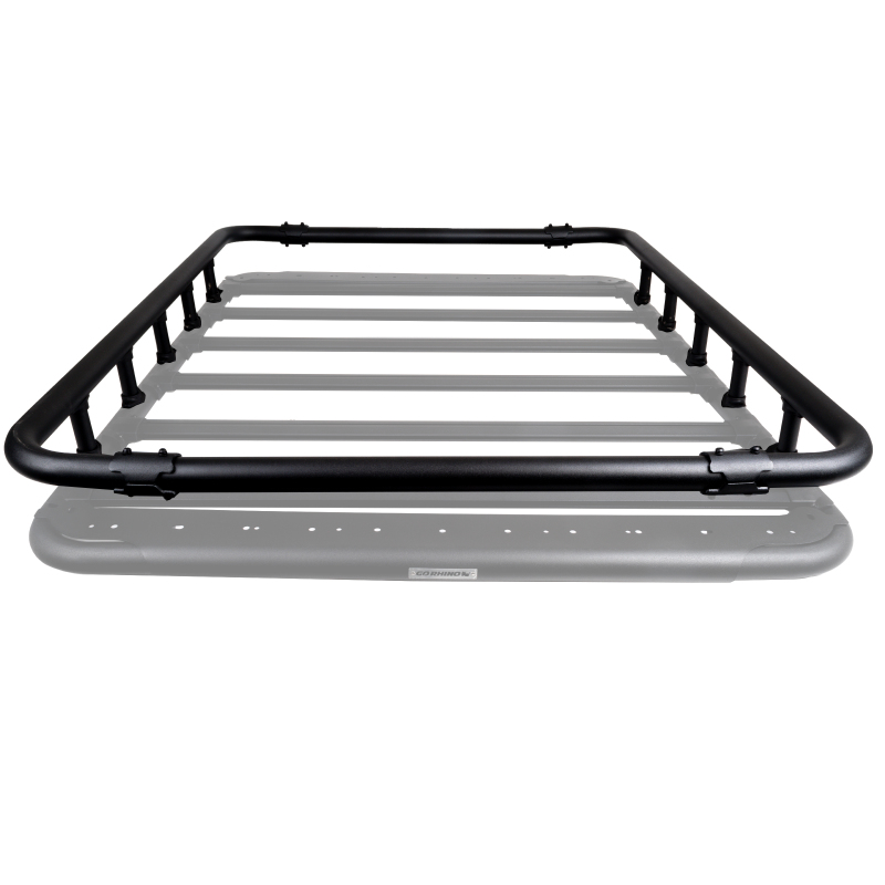 Go Rhino SRM500 Quad Rail Kit (For 65in. Long Rack) - Tex. Blk (Rails ONLY - Req. Platform) thumbnail 3
