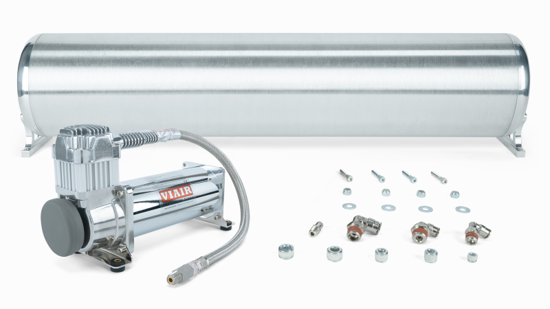 28in. FLO Tank w/Viair 444c Compressor
28" FLO Tank w/ Viair 444c Compressor