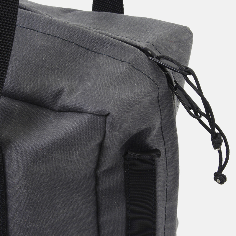 Go Rhino XVenture Gear Recovery Bag (7.5x11.5x18in. Closed) 12oz Waxed Canvas - Black thumbnail 6