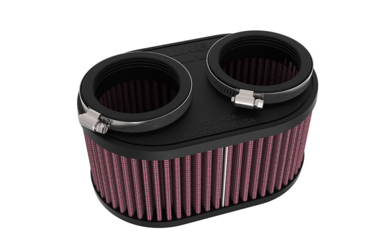 K&N 2-1/8in DUAL FLG 6-1/4 X 4inOD 3inH Universal Clamp-On Air Filter thumbnail 4