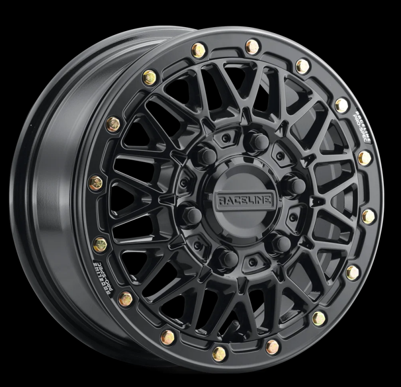 Raceline A15 Omega 15x6in / 6x139.7 BP / 74mm Offset / 78.1mm Bore - Gloss Black thumbnail 9