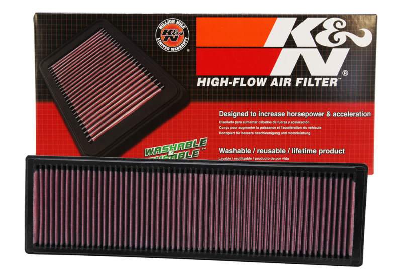 K&N Replacement Air Filter VOLKSWAGEN JETTA 2005-2010, RABBIT 2007-2009 2.5L L5 thumbnail 6