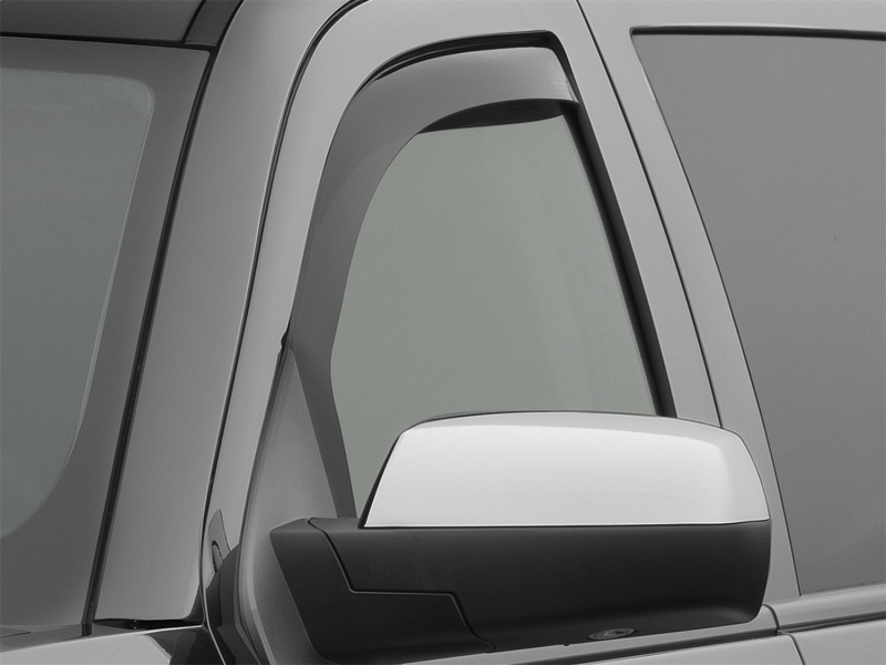 WeatherTech 14+ Chevrolet Silverado Front Side Window Deflectors - Dark Smoke thumbnail 3