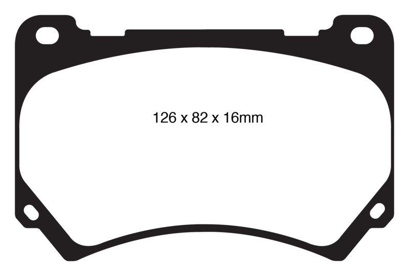 EBC S4 Brake Pad and Rotor Kit (1x ebcDP31849C, 1x ebcUSR7564) thumbnail 6