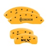 MGP 4 Caliper Covers Engraved Front Lincoln Rear MKX Yellow Finish Black Char 2010 Lincoln MKX thumbnail 8