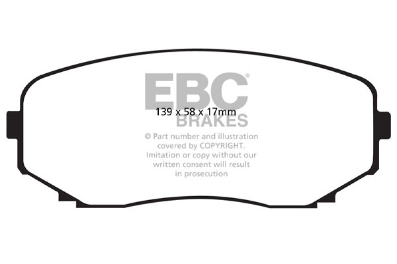 EBC S15 Brake Pad and Rotor Kit (1x ebcUSR1698, 1x ebcED91794) thumbnail 7