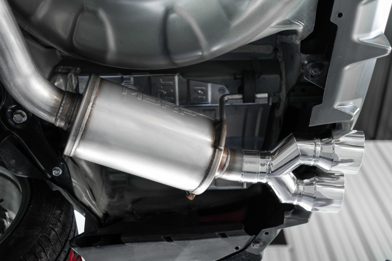 MBRP 15-19 Subaru WRX 2.0L/STI 2.5L 3in Dual Split Rear Exit w/ 3.5in CF Tips - T304 Street Version thumbnail 2
