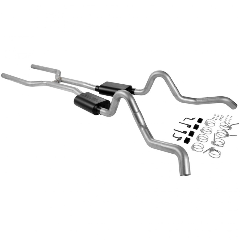 Flowmaster 64-67 GM A-BODY V8 3in. American Thunder Crossmember-Back Exhaust System thumbnail 4