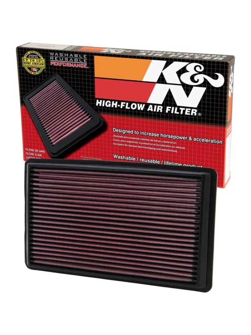 K&N 02-07 WRX/STi Drop In Air Filter 11in O/S Length / 6.563in O/S Width / 1.063in Height thumbnail 4