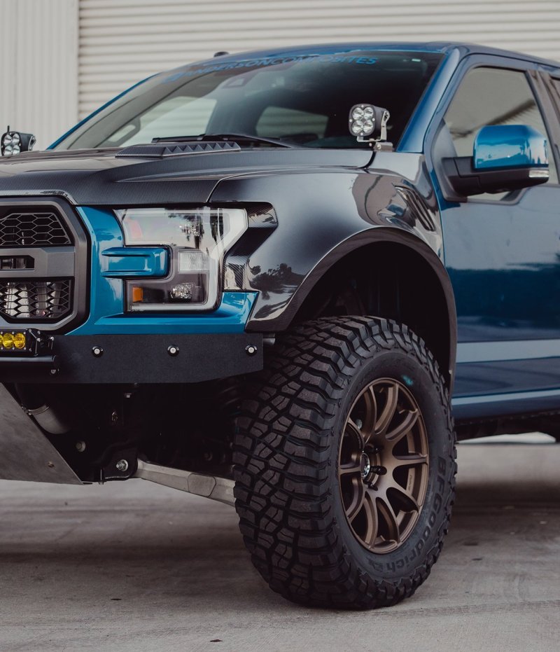 Anderson Composites 17-18 Ford Raptor Type-Wide Carbon Fiber Front Fenders (Pair) thumbnail 4