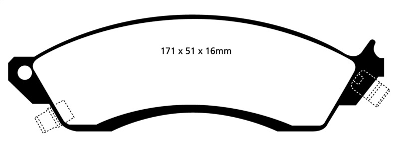 EBC S5 Brake Pad and Rotor Kit (1x ebcDP41131R, 1x ebcGD7021) thumbnail 4