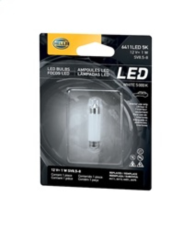 Hella 6411 12V 1W LED Bulb 5K - Single thumbnail 3