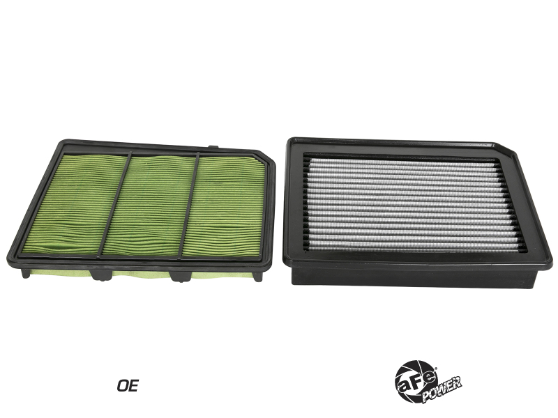aFe 17-19 Nissan Titan V8 5.6L (Excludes XD Models) MagnumFLOW Pro DRY S OE Replacement Filter thumbnail 9