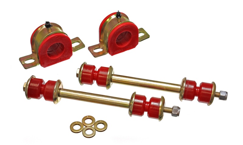 Energy Suspension 00-06 Tahoe/Yukon/Denali 2WD Red 32mm Front Sway Bar Bushing Set thumbnail 4
